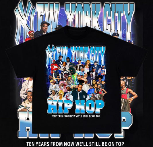 New York City Hip Hop Graphic T-Shirt